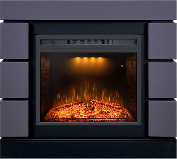 Каминокомплект Modern SFT (Разборный) - Серый графит с очагом Emerald 23 в Оренбурге