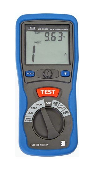 Измеритель сопротивления заземления CEM DT-5300B в Оренбурге