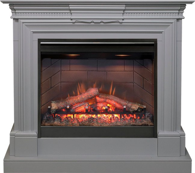 Каминокомплект Chelsea - Grey с очагом Symphony 26'' DF2608-INT в Оренбурге
