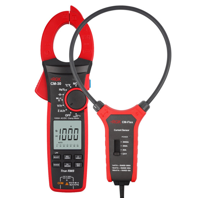 Токоизмерительные клещи RGK CM-30 + Токовый датчик RGK CM-Flex в Оренбурге