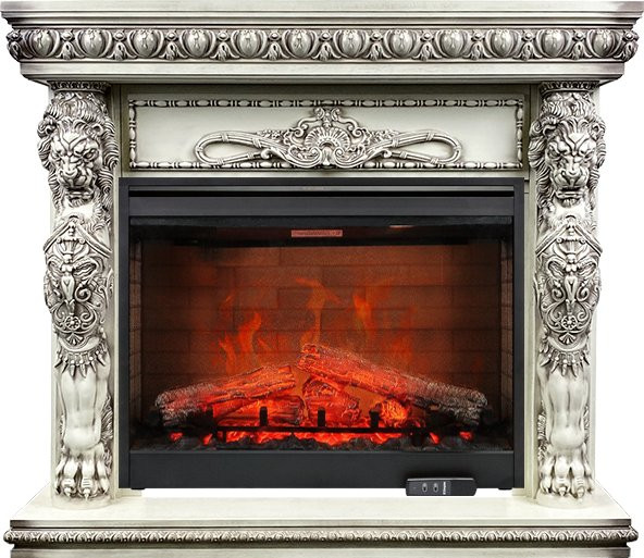 Каминокомплект Windsor - Слоновая кость с патиной с очагом Symphony 30'' DF3020-EU в Оренбурге