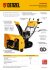 Бензиновая снегоуборочная машина SBM 610DT PRO, 212cc, гусеницы, эл.старт, блок. дифф. Denzel в Оренбурге