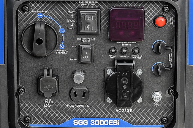 Бензогенератор инверторный SGG 3000ESi (Запуск с кнопки) в Оренбурге