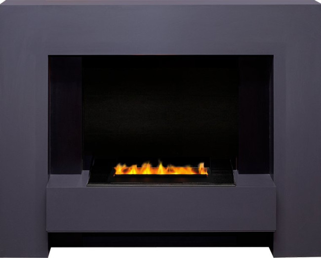 Каминокомплект Tokyo - Graphite Grey с очагом Cassette 400 LNH-INT PS (без дров) в Оренбурге