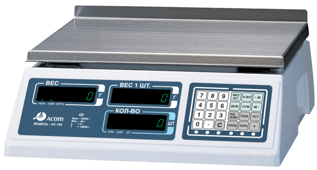 Весы Acom AC-100-10 RS232C в Оренбурге