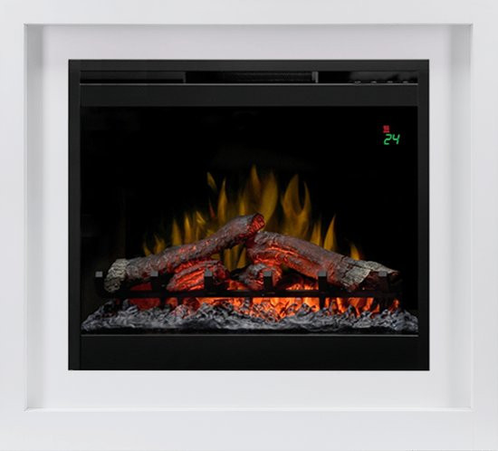 Каминокомплект Bronx - Белый с очагом Symphony 26'' DF2624L-INT в Оренбурге