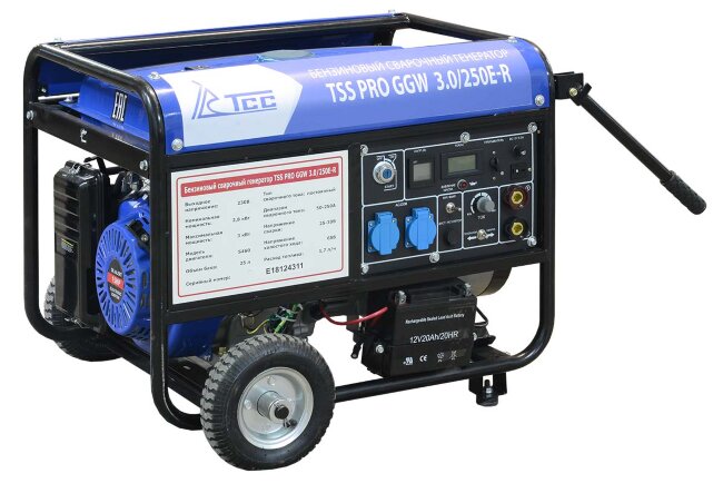 Бензиновый сварочный генератор TSS PRO GGW 3.0/250E-R в Оренбурге