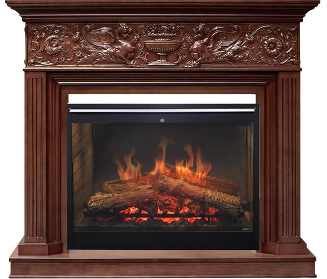 Каминокомплект Palace - Темный дуб с очагом Symphony 30'' DF3020-INT в Оренбурге