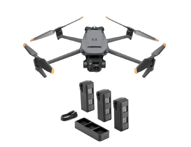 Квадрокоптер DJI Mavic 3 Thermal (Universal Edition) + Комплект аккумуляторов DJI Mavic 3 Enterprise Series Battery Kit в Оренбурге