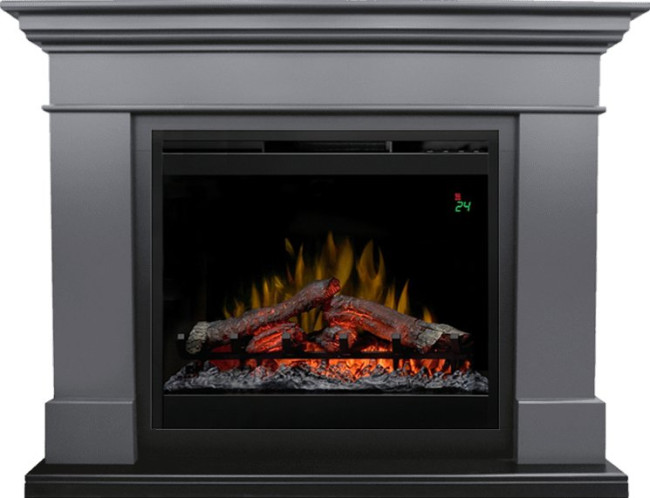 Каминокомплект California Graphite Gray - Серый графит с очагом Symphony 26'' DF2624L-INT в Оренбурге