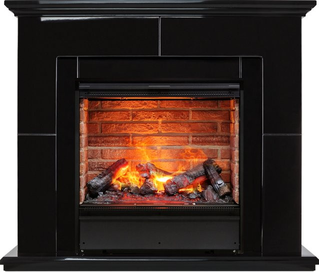 Каминокомплект Suite Black - Черный лак с очагом Engine 56-600 BB в Оренбурге