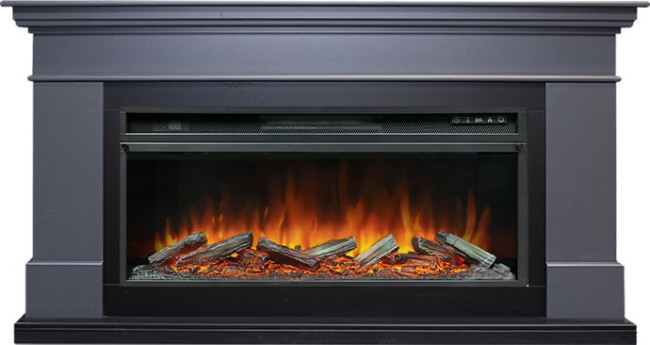 Каминокомплект California - Серый графит (Высота 850 мм) с очагом Vision 42 LOG LED в Оренбурге