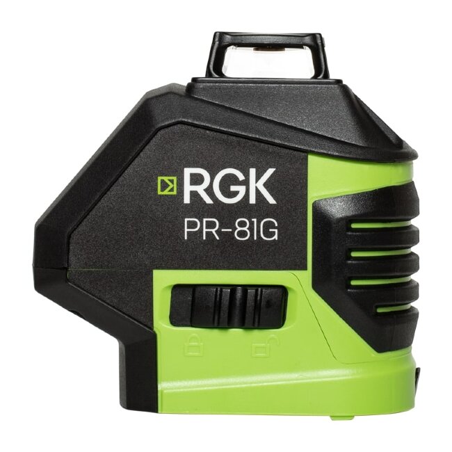 Комплект: лазерный уровень RGK PR-81G + штанга-упор в Оренбурге