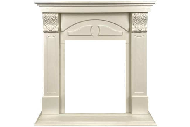 Портал Royal Flame Dublin (деревянный) RUSTIC (Разборный) - Слоновая кость в Оренбурге