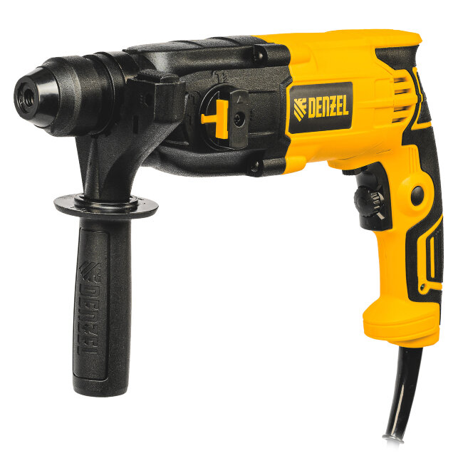 Перфоратор электрический RH-650-18, SDS-plus, 650 Вт, 2.0 Дж, 3 плюс 1 режим Denzel в Оренбурге