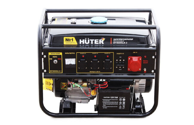 Портативный бензогенератор HUTER DY8000LX-3 в Оренбурге