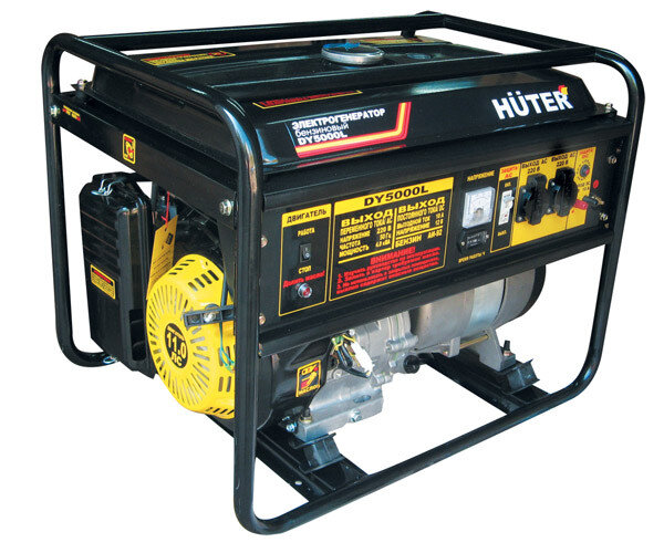 Портативный бензогенератор HUTER DY5000L в Оренбурге