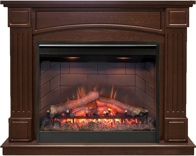 Каминокомплект Boston - Темный дуб с очагом Symphony 26'' DF2608-INT в Оренбурге