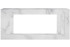 Каминокомплект Line 42 SFT White Marble (Разборный) - Белый мрамор с очагом Vision 42 LOG LED в Оренбурге