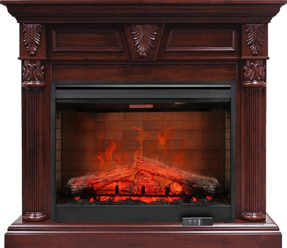 Каминокомплект Sheffield - Темная вишня с очагом Symphony 30'' DF3020-EU в Оренбурге