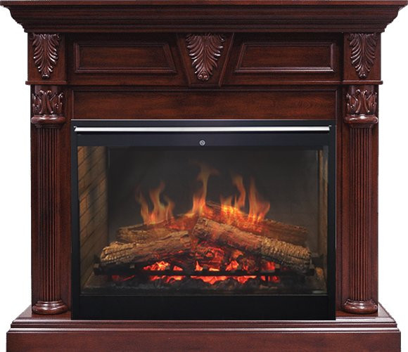 Каминокомплект Sheffield - Темная вишня с очагом Symphony 30'' DF3020-INT в Оренбурге