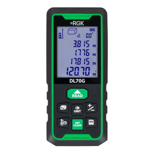 Лазерный дальномер RGK DL70G - зеленый луч в Оренбурге