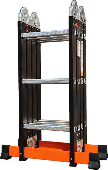 Лестница трансформер стальная, алюминиевые ступени 4x5 ТАЛМЕТ/TALMET TM-505С в Оренбурге