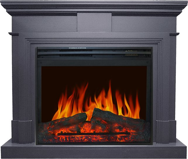 Каминокомплект Coventry Graphite Grey - Серый графит с очагом Jupiter FX New в Оренбурге