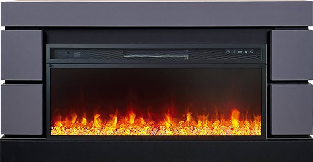 Каминокомплект Modern 42 SFT (Разборный) - Серый графит с очагом Vision 42 LED в Оренбурге