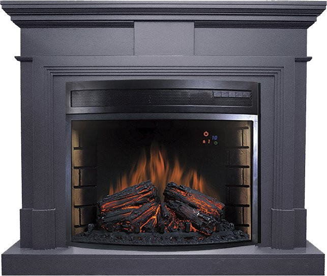 Каминокомплект Coventry Graphite Grey - Серый графит с очагом Dioramic 28 LED FX в Оренбурге
