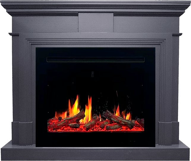 Каминокомплект Coventry Graphite Grey - Серый графит с очагом 5D V-ART 25 в Оренбурге