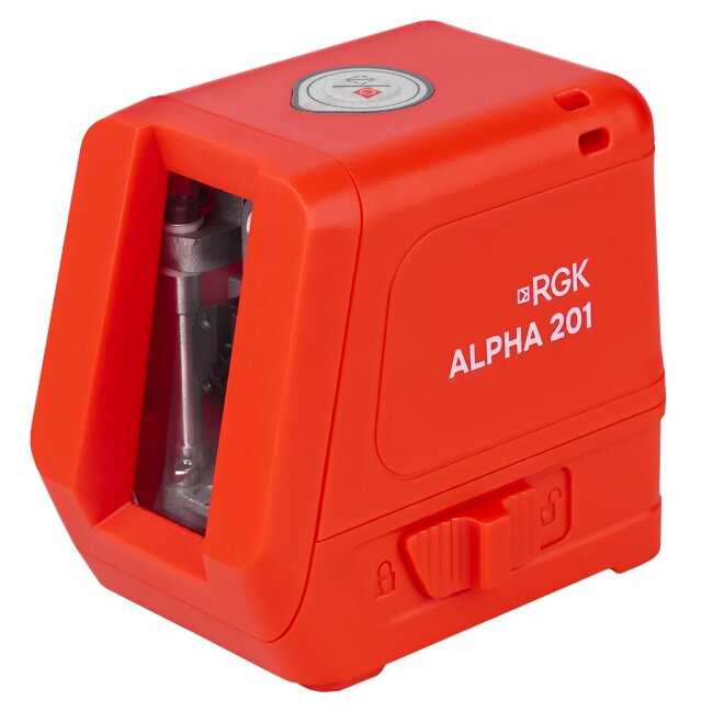 Лазерный уровень RGK ALPHA 201 с калибровкой с красным лучом в Оренбурге